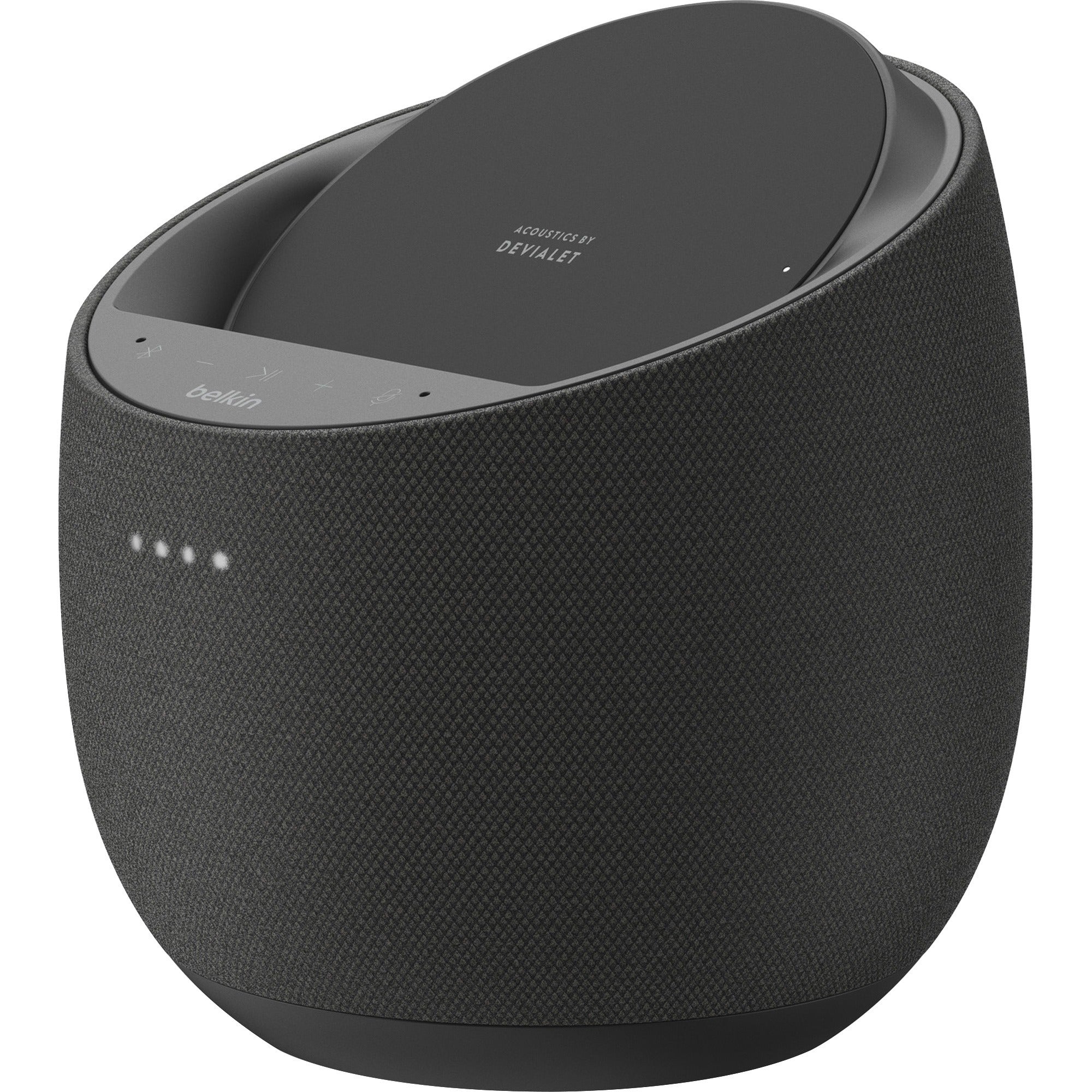 Belkin SOUNDFORM ELITE Bluetooth Smart Speaker - 150 W RMS - Google Assistant, Alexa Supported - Black - 40 Hz to 20 kHz - Wireless LAN - 1 Pack - 2