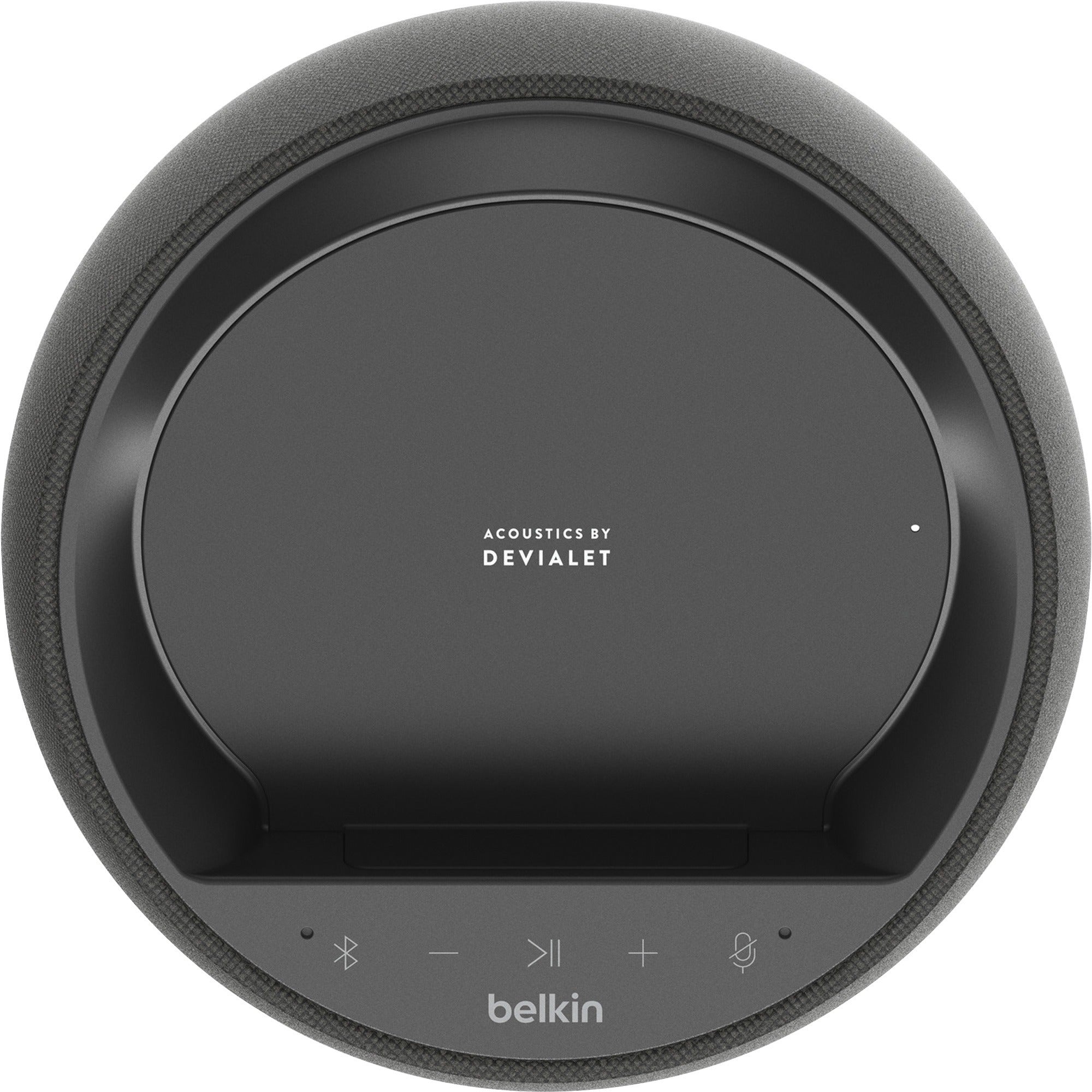 Belkin SOUNDFORM ELITE Bluetooth Smart Speaker - 150 W RMS - Google Assistant, Alexa Supported - Black - 40 Hz to 20 kHz - Wireless LAN - 1 Pack - 3