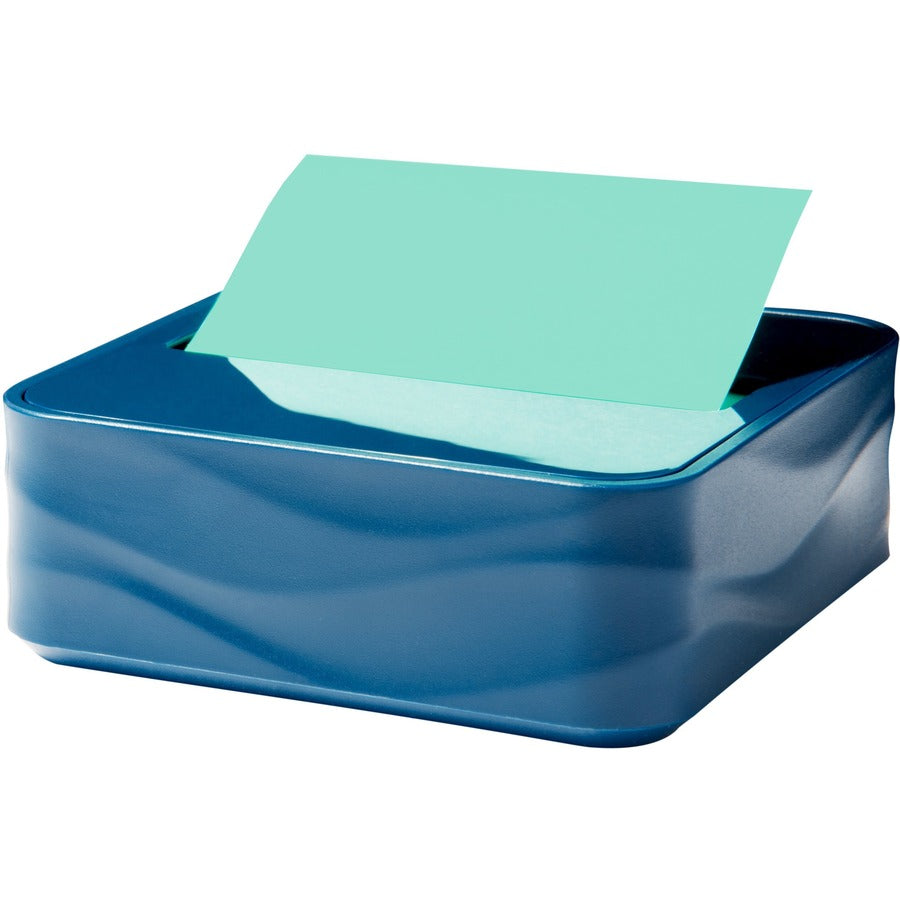 Post-it Note Dispenser - 3" x 3" Note - 45 Sheet Note Capacity - Navy