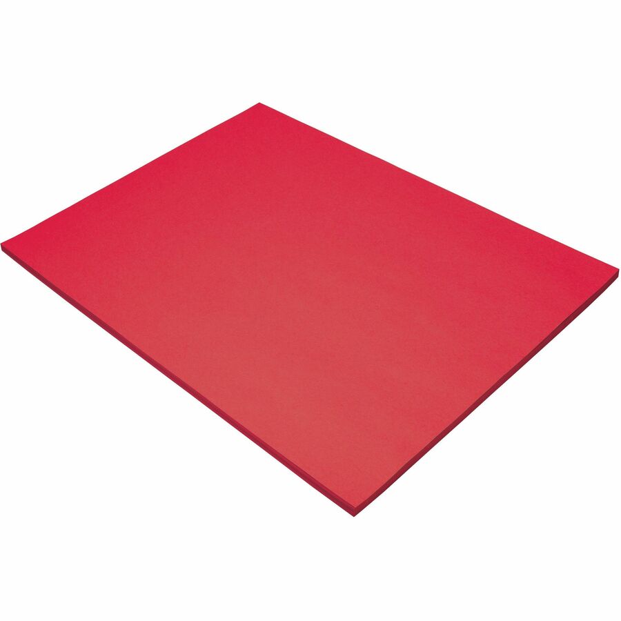 pacon-color-brights-cardstock-rojo-red-letter-8-1-2-x-11-65-lb-basis-weight-100-pack-acid-free-recyclable-lignin-free-buffered-rojo-red_pacp101171 - 3
