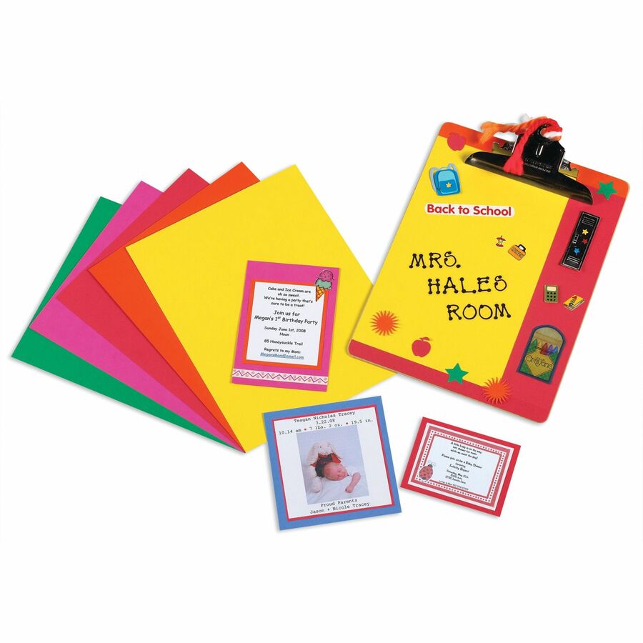 pacon-color-brights-cardstock-rojo-red-letter-8-1-2-x-11-65-lb-basis-weight-100-pack-acid-free-recyclable-lignin-free-buffered-rojo-red_pacp101171 - 2
