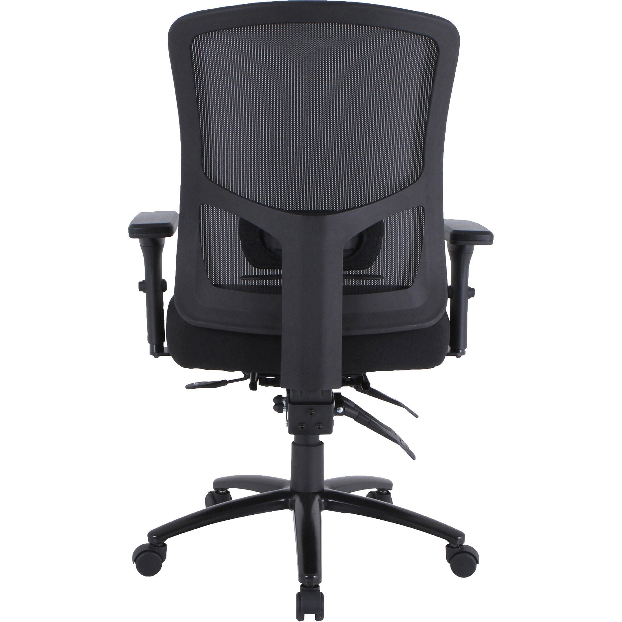 lorell-big-&-tall-mesh-back-office-chair-fabric-seat-black-armrest-1-each_llr40210 - 5