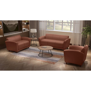 Lorell Accession Coffee Table - For - Table TopWalnut Round Top - Powder Coated Four Leg Base - 4 Legs - 200 lb Capacity x 1" Table Top Thickness x 31.50" Table Top Diameter - 16.75" Height - Assembly Required - 1 Each