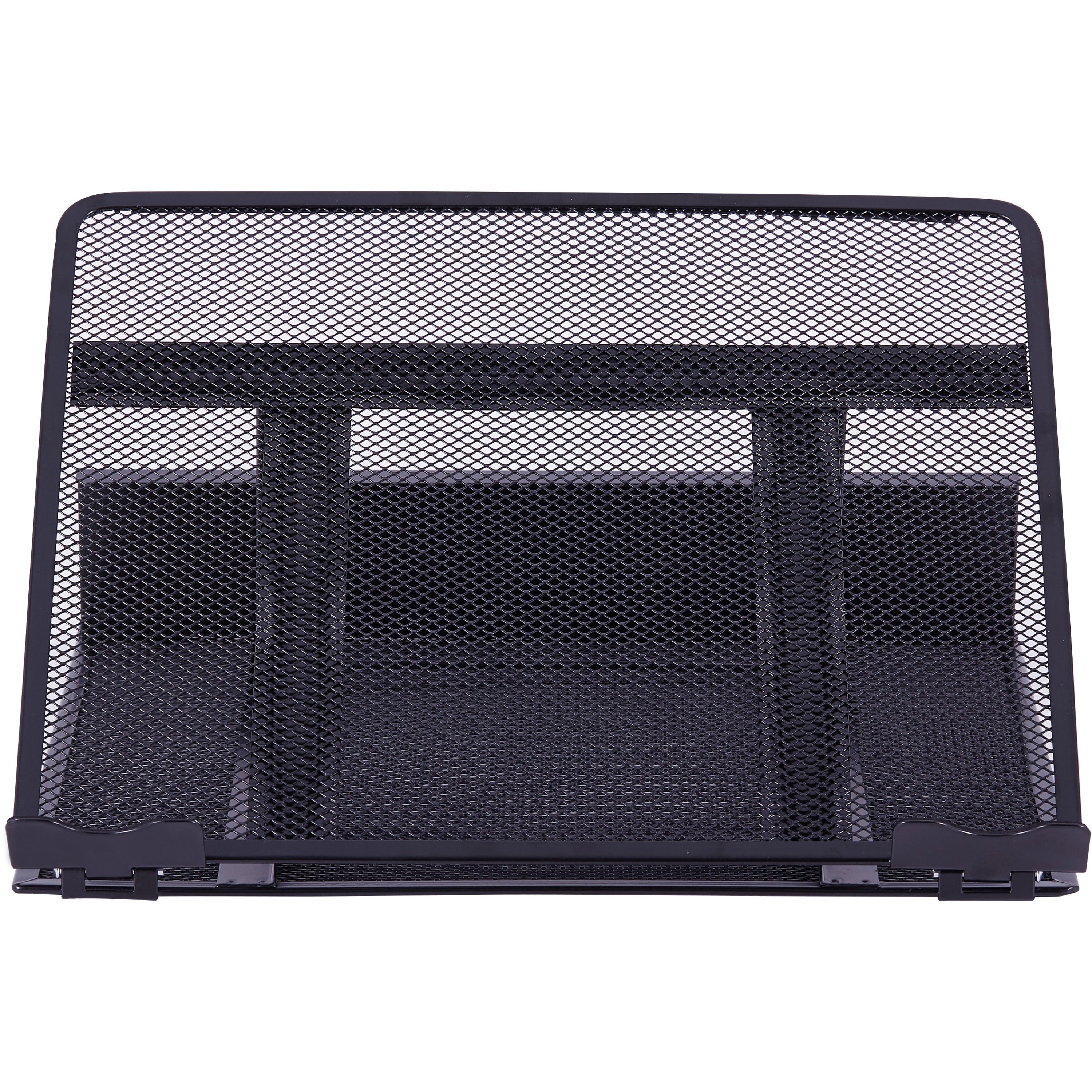 lorell-mesh-laptop-stand-35-height-x-13-width-x-115-depth-desktop-steel-metal-black_llr80620 - 2