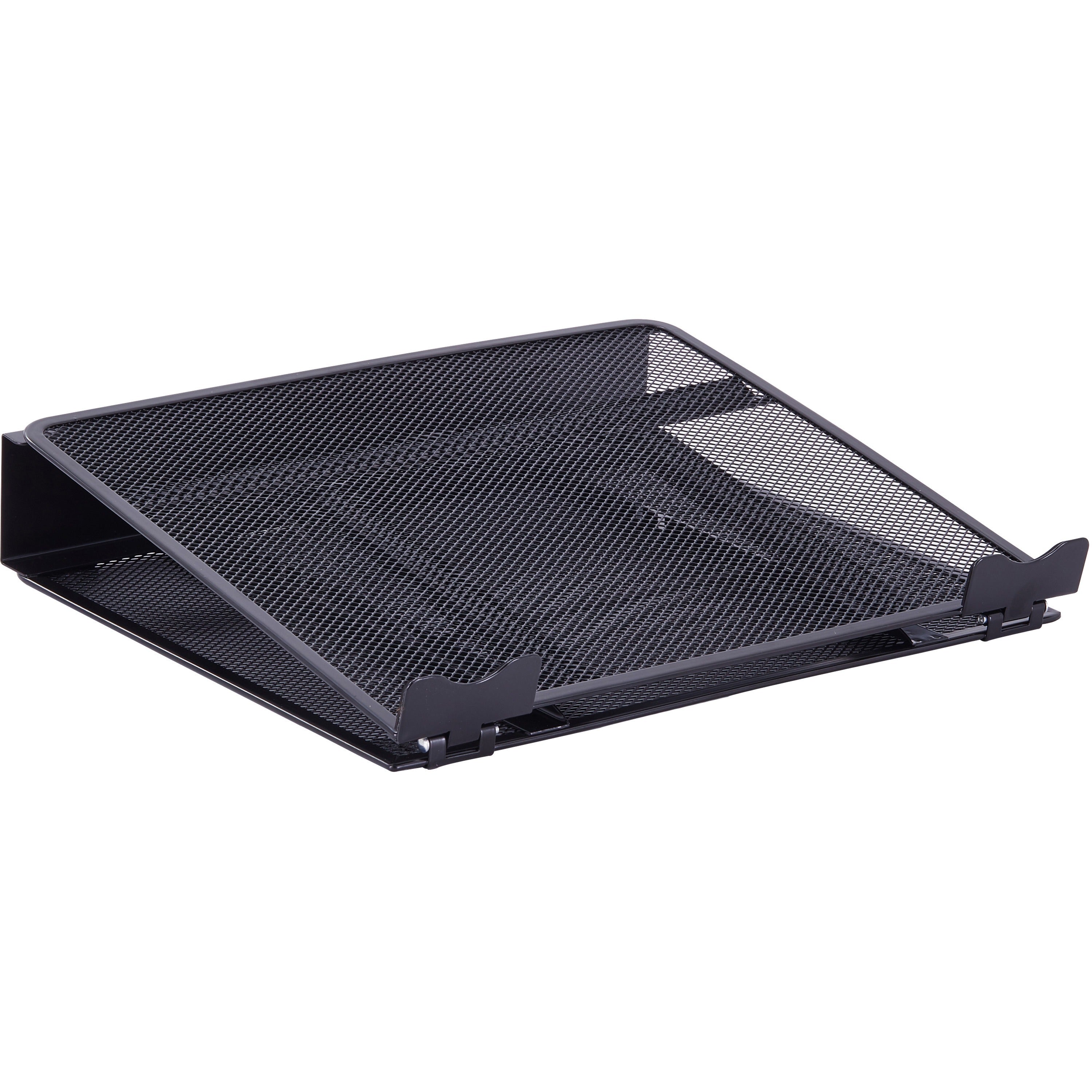 lorell-mesh-laptop-stand-35-height-x-13-width-x-115-depth-desktop-steel-metal-black_llr80620 - 1