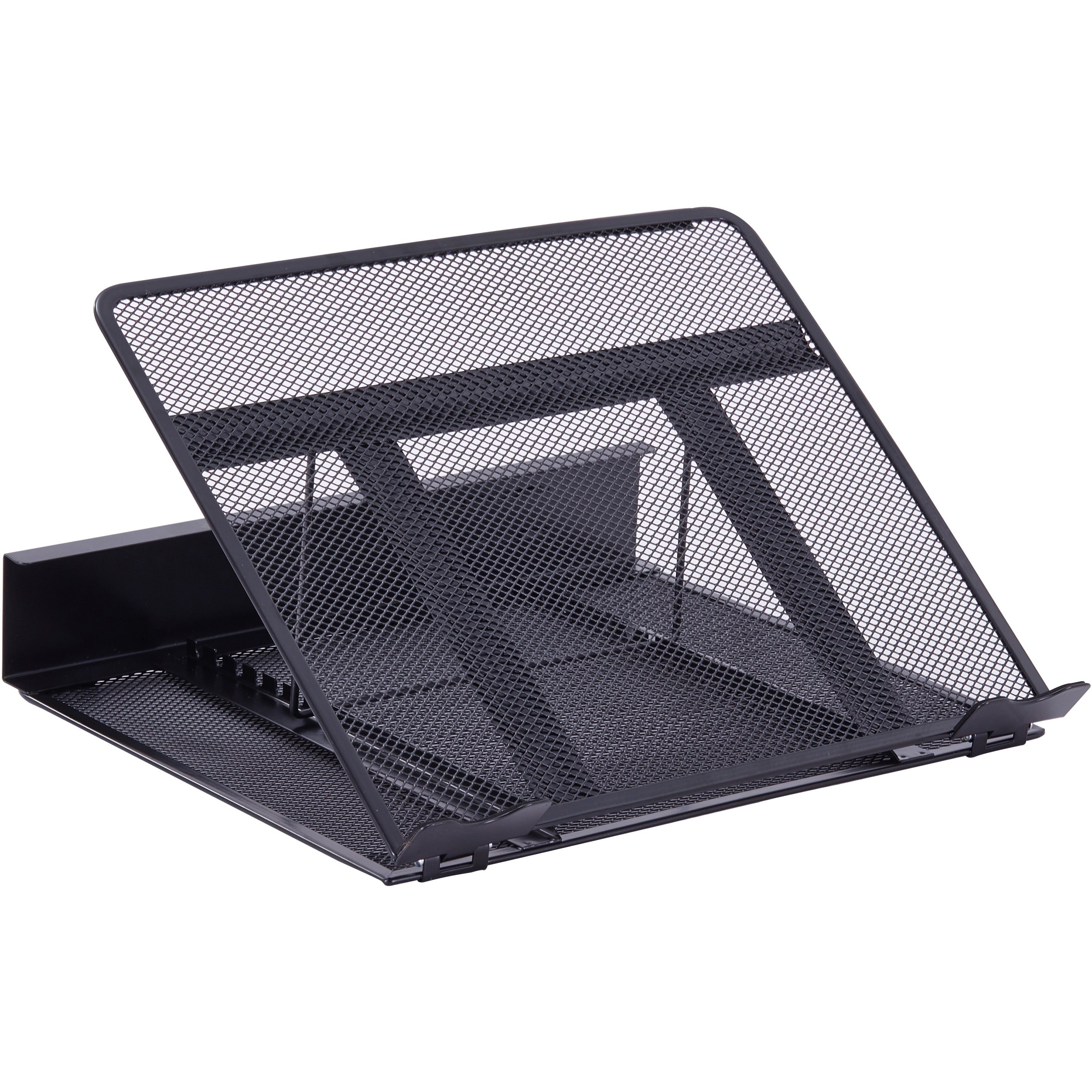 lorell-mesh-laptop-stand-35-height-x-13-width-x-115-depth-desktop-steel-metal-black_llr80620 - 4