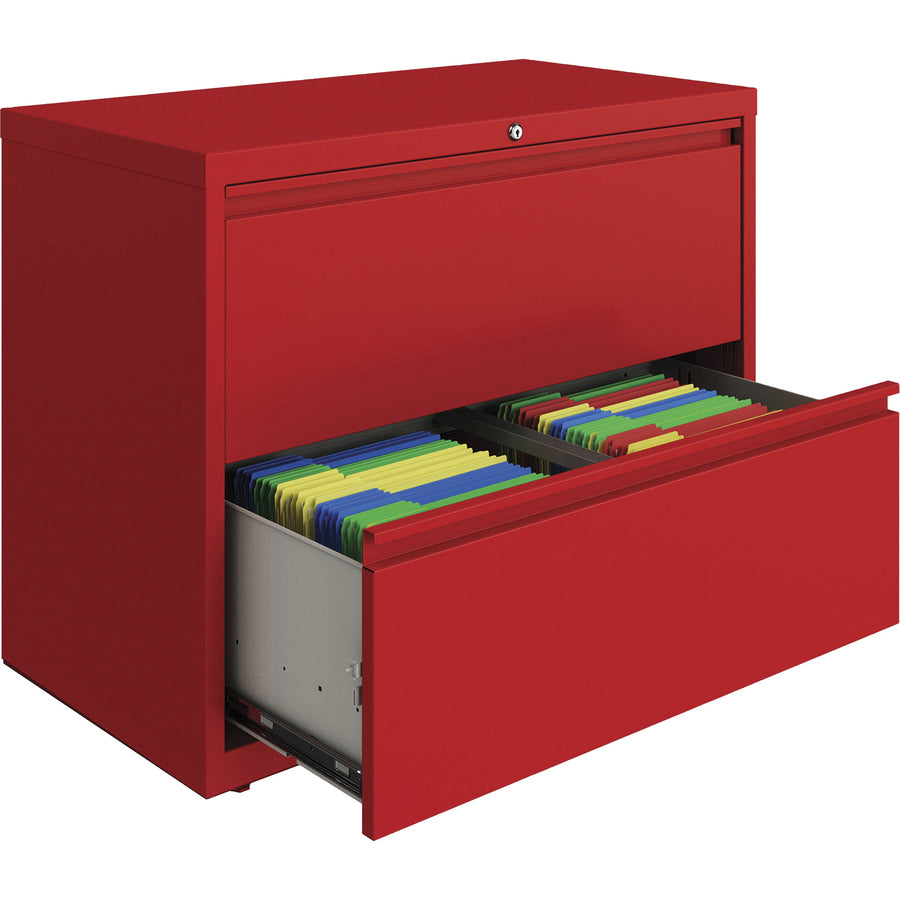lorell-fortress-series-lateral-file-36-x-186-x-28-2-x-drawers-for-file-letter-legal-a4-lateral-hanging-rail-magnetic-label-holder-durable-nonporous-surface-interlocking-locking-bar-ball-bearing-slide-reinforced-base-leveling_llr03111 - 4