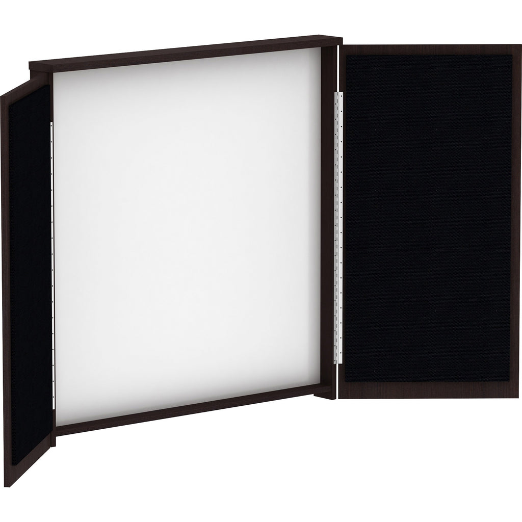 Lorell Dry-erase Whiteboard Presentation Cabinet - Hinged Door, Dry Erase Surface - 1 Each - 47.3" x 47.3" x 4.8