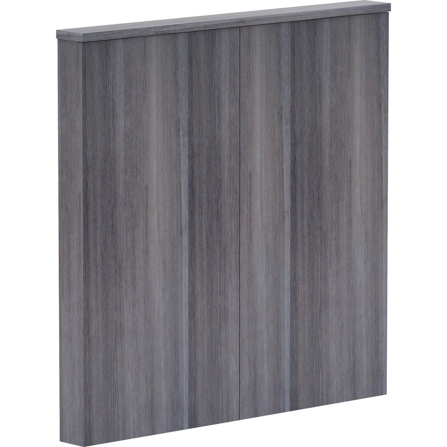 Lorell Dry-erase Whiteboard Presentation Cabinet - Hinged Door, Dry Erase Surface - 1 Each - 47.3" x 47.3" x 4.8