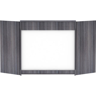 Lorell Dry-erase Whiteboard Presentation Cabinet - Hinged Door, Dry Erase Surface - 1 Each - 47.3" x 47.3" x 4.8
