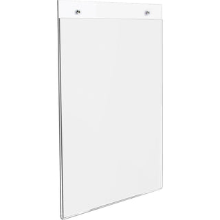 lorell-wall-mounted-sign-holders-support-850-x-11-media-acrylic-2-pack-clear_llr49209 - 3