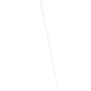 Lorell L-base Slanted Sign Holder Stand - Support 8.50" x 11" Media - Acrylic - 3 / Pack - Clear