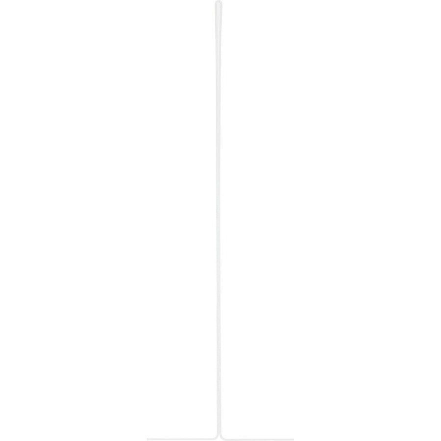 Lorell T-base Standing Sign Holders - Support 8.50" x 11" Media - Acrylic - 2 / Pack - Clear