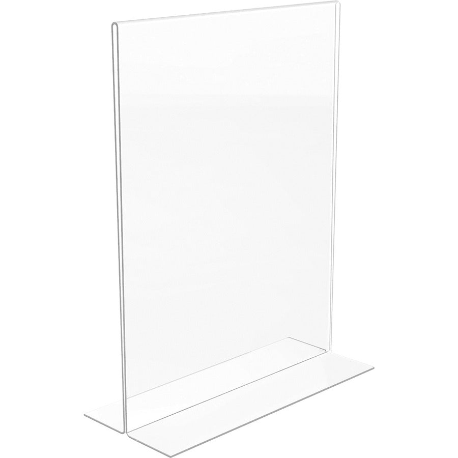 lorell-t-base-standing-sign-holders-support-850-x-11-media-acrylic-2-pack-clear_llr49207 - 6