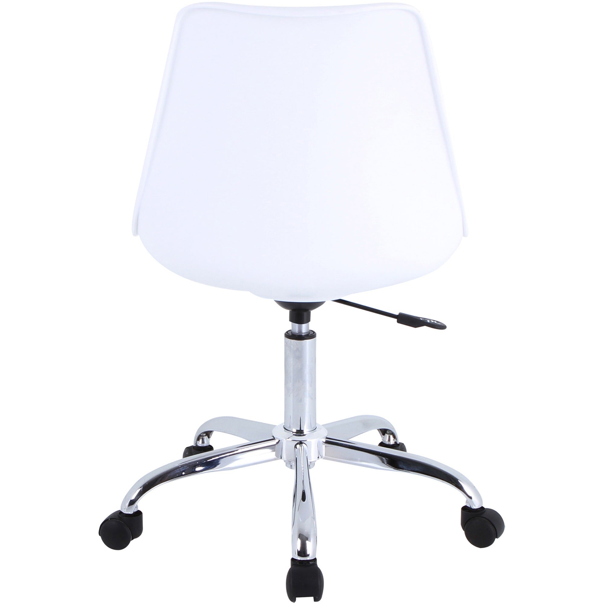 lorell-pvc-shell-task-chair-plastic-polyurethane-seat-chrome-frame-5-star-base-white-1-each_llr68565 - 5