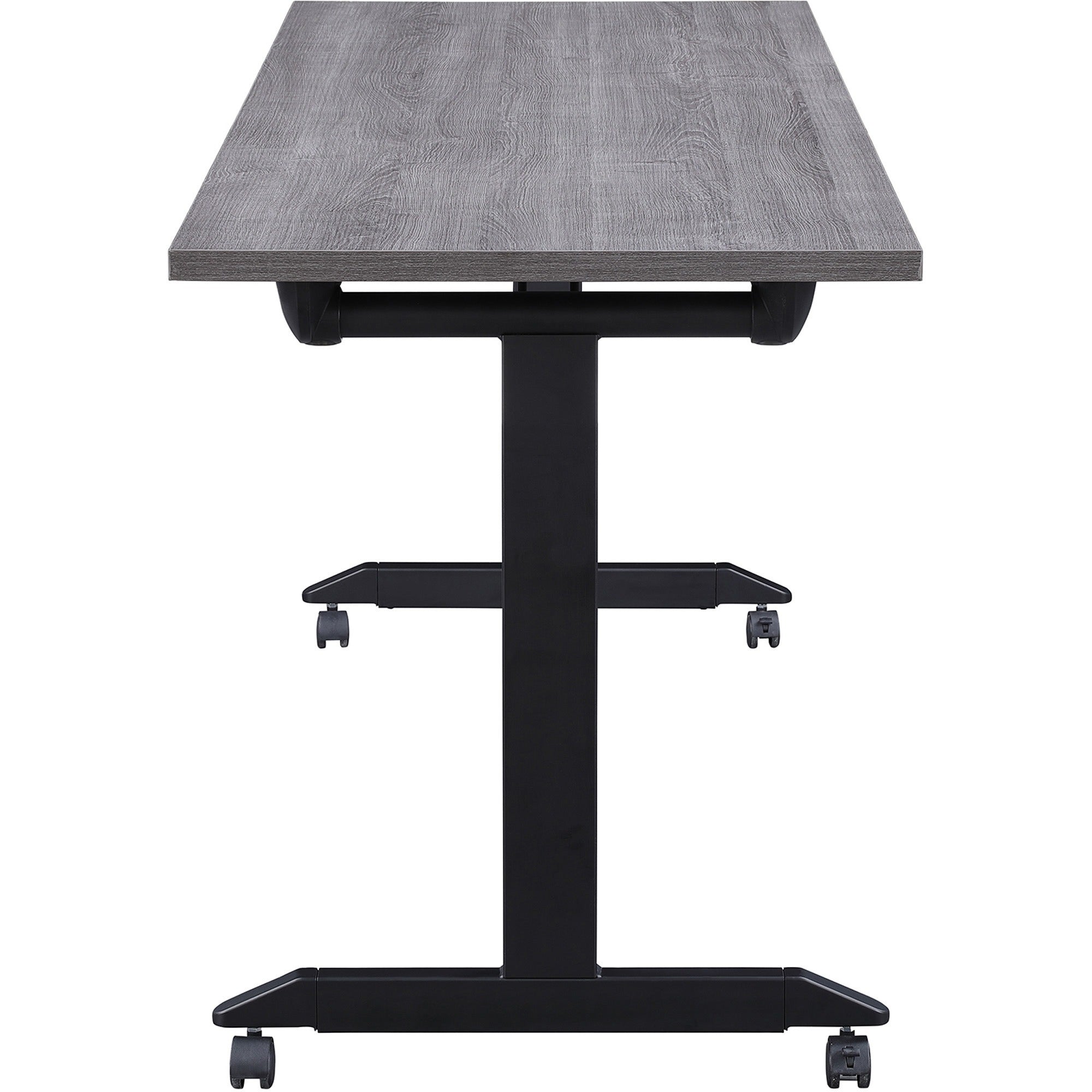 lorell-mobile-folding-training-table-for-table-toprectangle-top-powder-coated-base-200-lb-capacity-x-63-table-top-width-2950-height-x-63-width-x-2950-depth-assembly-required-gray-1-each_llr60741 - 4