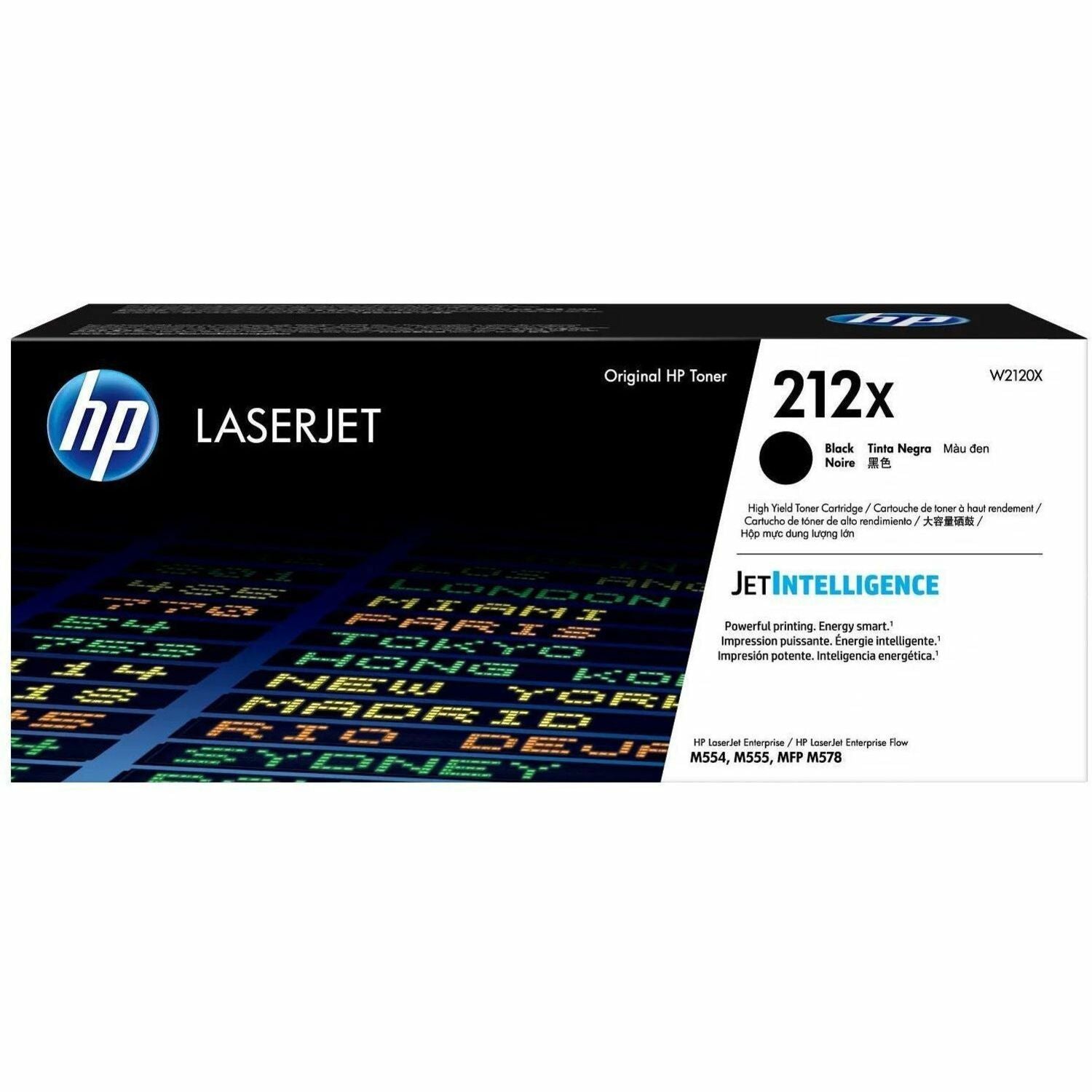 HP 212X, (W2120X) High-Yield Black Original LaserJet Toner Cartridge
