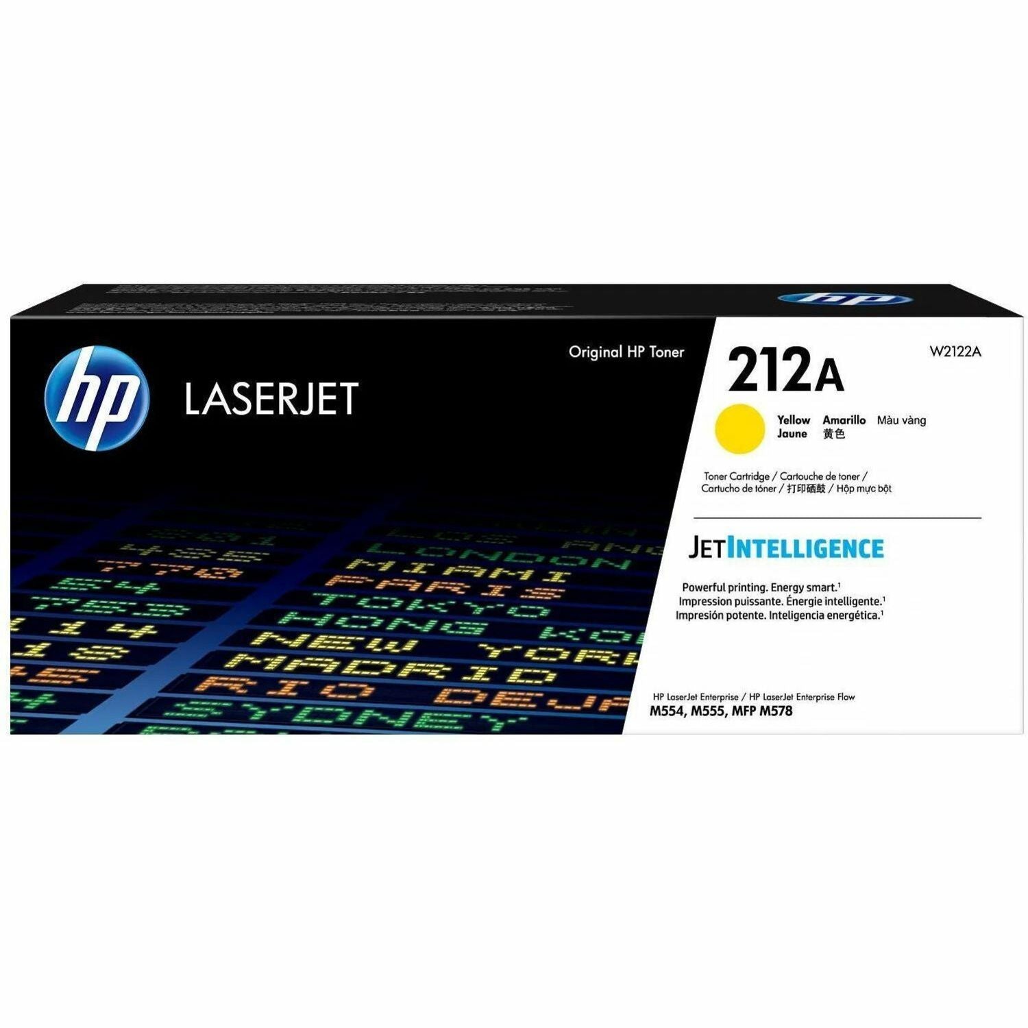 HP 212A, (W2122A) Yellow Original LaserJet Toner Cartridge