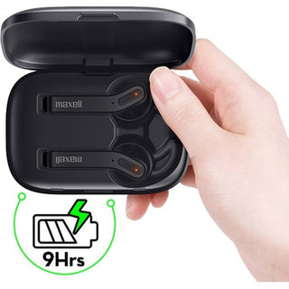Maxell BT-BNH 199342 Headset - Wireless - Bluetooth - Over-the-head - Circumaural - Black