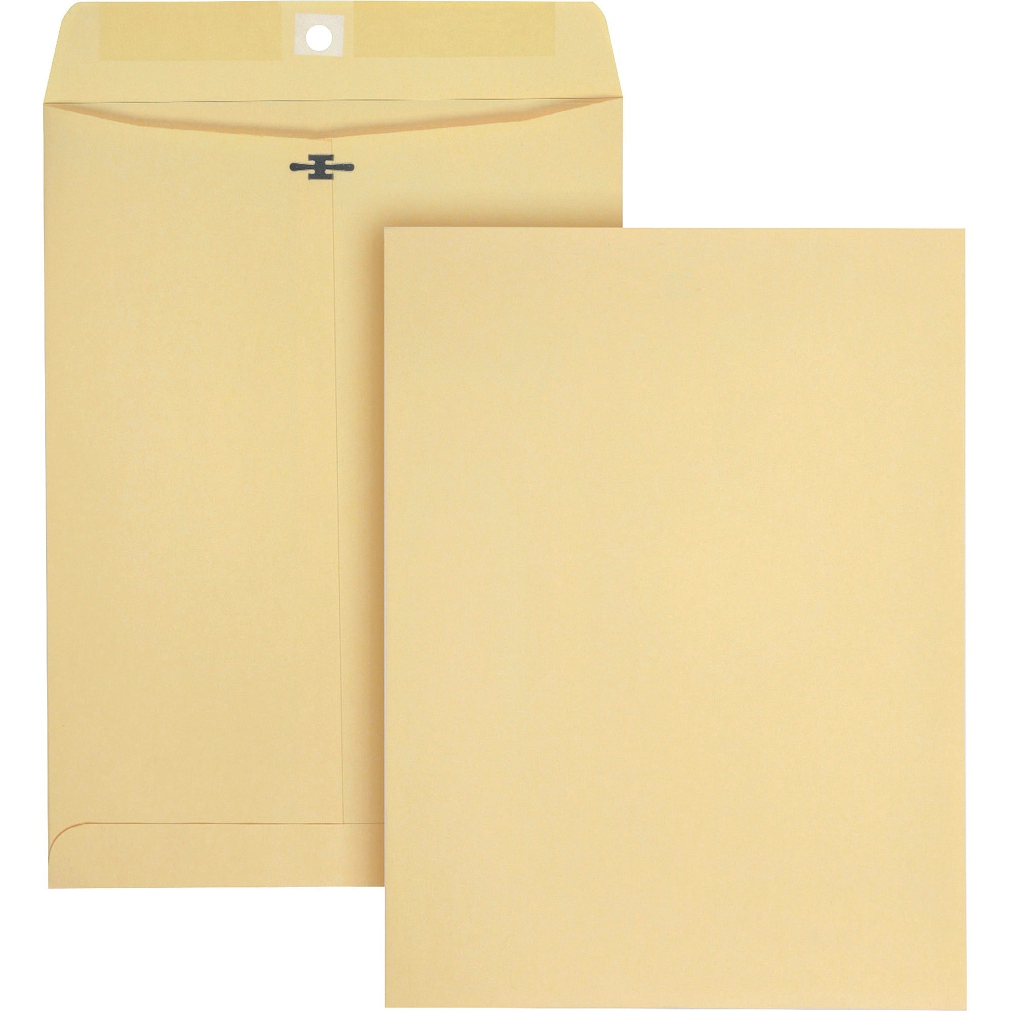 quality-park-9-x-12-heavy-duty-clasp-envelopes-clasp-#90-9-width-x-12-length-clasp-gummed-flap-100-box_qua38490 - 1