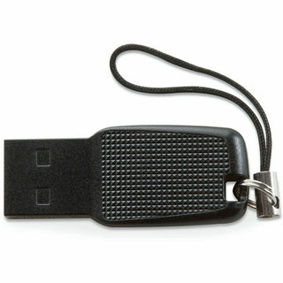 Verbatim 32GB Ergo USB Flash Drive - Black - The Verbatim Ergo USB drive features an ergonomic design for in-hand comfort and COB design for enhanced reliability.