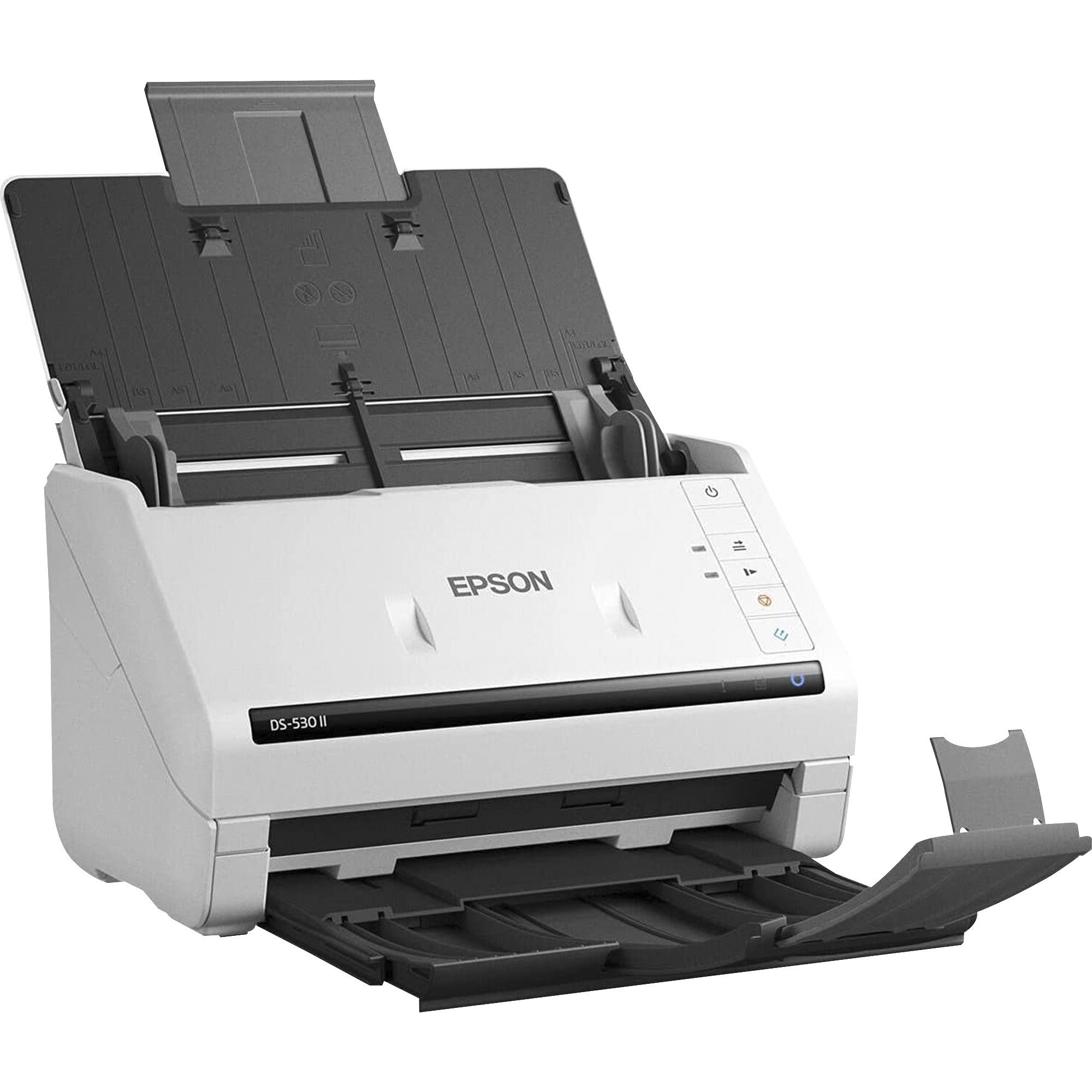 DS-530 II Color Duplex Document Scanner, 600 dpi Optical Resolution, 50-Sheet Duplex Auto Document Feeder