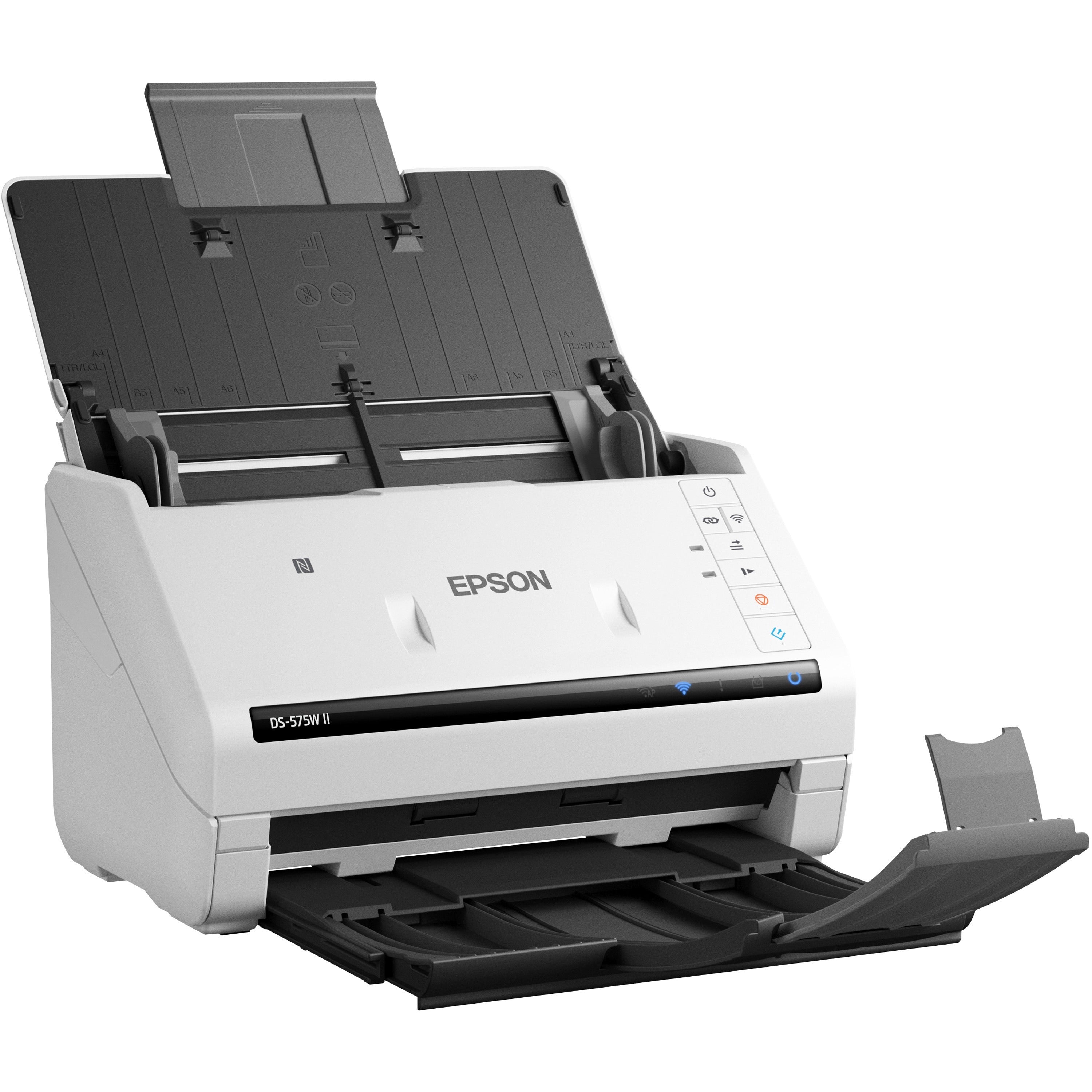 DS-575W II Wireless Color Duplex Document Scanner, 600 dpi Optical Resolution, 50-Sheet Duplex Auto Document Feeder