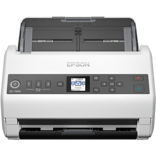 DS-730N Network Color Document Scanner, 600 dpi Optical Resolution, 100-Sheet Duplex Auto Document Feeder