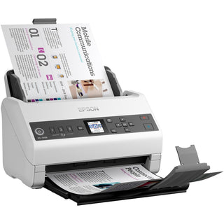 DS-730N Network Color Document Scanner, 600 dpi Optical Resolution, 100-Sheet Duplex Auto Document Feeder