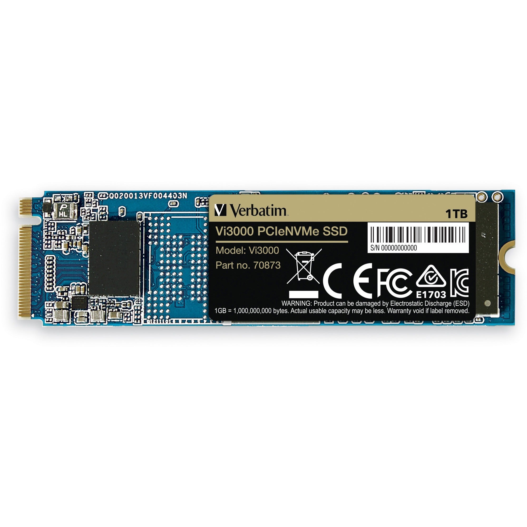 verbatim-vi3000-1-tb-solid-state-drive-m2-2280-internal-pci-express-nvme-pci-express-nvme-30-x4-notebook-desktop-pc-device-supported-600-tb-tbw-3000-mb-s-maximum-read-transfer-rate-5-year-warranty_ver70873 - 3