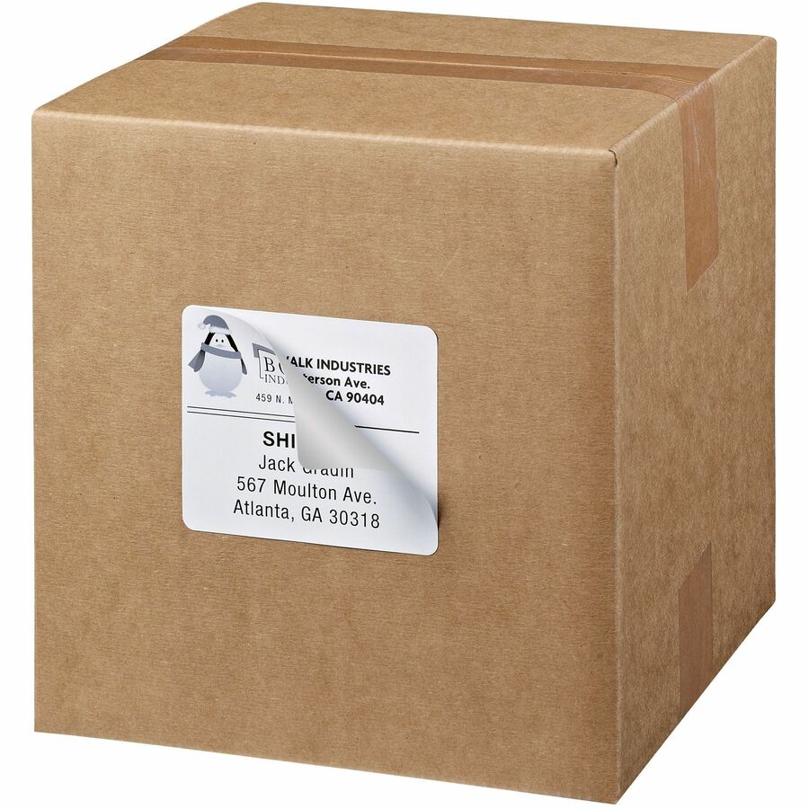 Avery TrueBlock Shipping Labels, Sure Feed Technology, Permanent Adhesive, 3-1/3" x 4" , 60 Labels (15264) - Avery Shipping Labels, Sure Feed, 3-1/3" x 4" , 60 White Labels (15264)