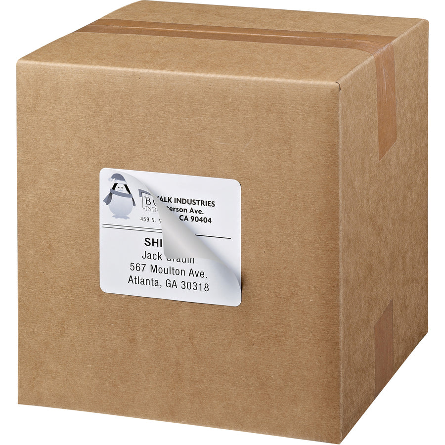 Avery TrueBlock Shipping Labels, Sure Feed Technology, Permanent Adhesive, 3-1/3" x 4" , 60 Labels (15264) - Avery Shipping Labels, Sure Feed, 3-1/3" x 4" , 60 White Labels (15264) - 2