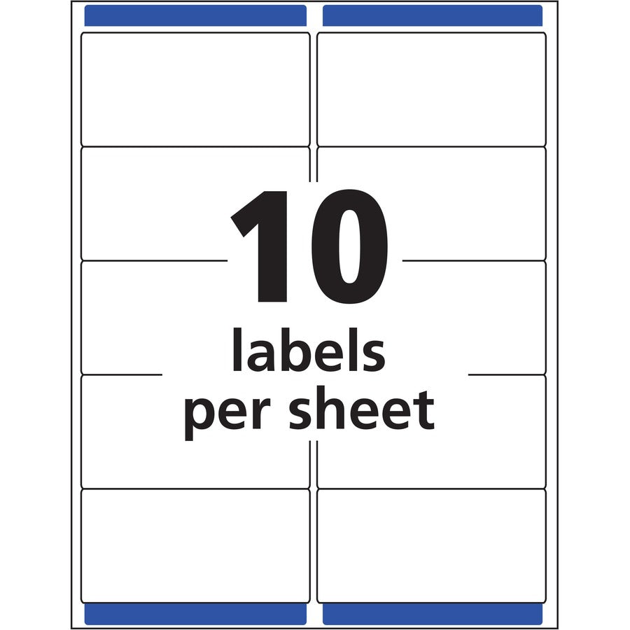 avery-easy-peel-inkjet-printer-mailing-labels-permanent-adhesive-rectangle-inkjet-clear-film-10-sheet-50-total-sheets-500-total-labels-5-carton_ave18863 - 8