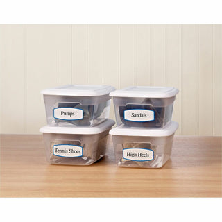 Avery Blue Border Removable Multi-Use Labels - Removable Adhesive - Arched Rectangle - Laser, Inkjet - White, Blue - Paper - 3 / Sheet - 90 Total Sheets - 270 Total Label(s) - 18 / Carton