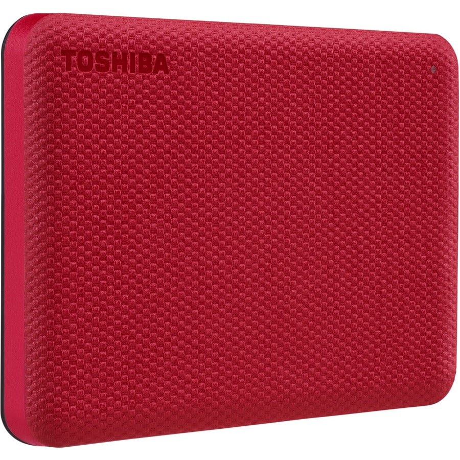 Toshiba Canvio Advance HDTCA20XR3AA 2 TB Portable Hard Drive - External - Red - USB 3.0