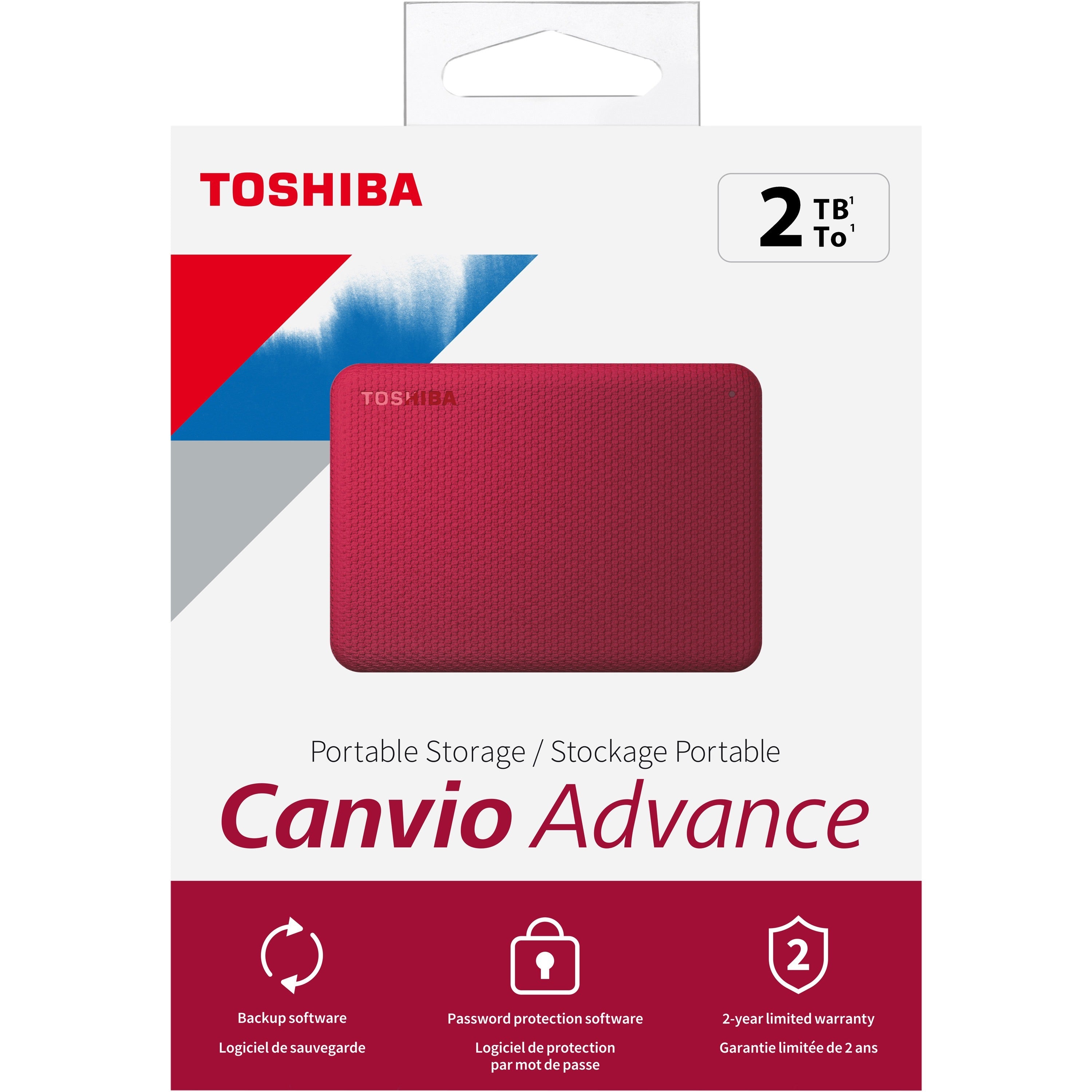 toshiba-canvio-advance-hdtca20xr3aa-2-tb-portable-hard-drive-external-red-usb-30_toshdtca20xr3aa - 1