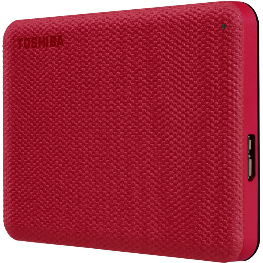 Toshiba Canvio Advance HDTCA20XR3AA 2 TB Portable Hard Drive - External - Red - USB 3.0
