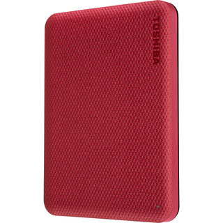 Toshiba Canvio Advance HDTCA20XR3AA 2 TB Portable Hard Drive - External - Red - USB 3.0