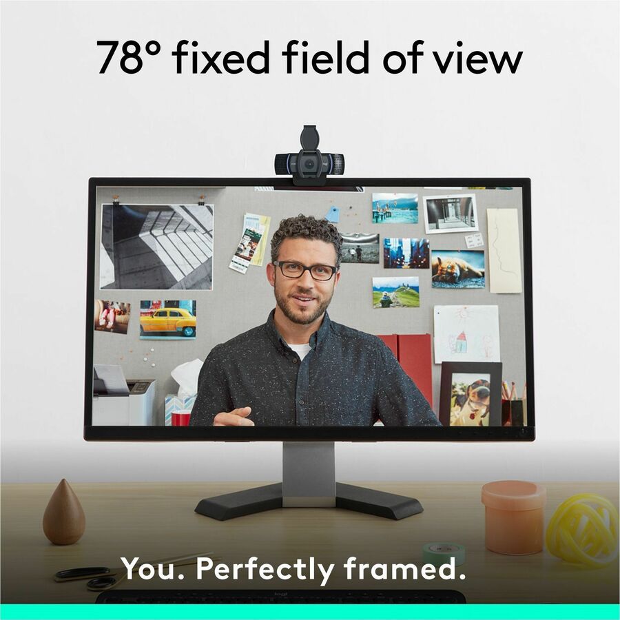 C920e HD Business Webcam, 1280 pixels x 720 pixels, Black