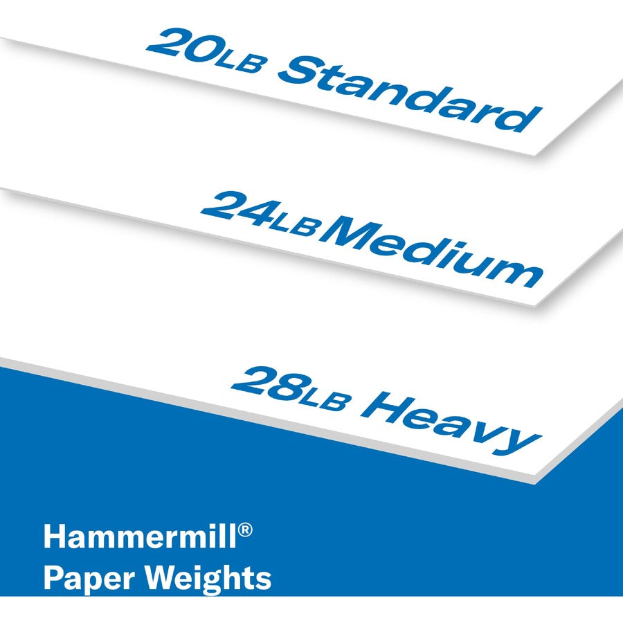 Hammermill Copy Plus Copy & Multipurpose Paper - White - 92 Brightness - A4 - 8 17/64" x 11 11/16" - 20 lb Basis Weight - 75 g/m2 Grammage - 500 / Pack - Sustainable Forestry Initiative (SFI) - Jam-free, Acid-free - White