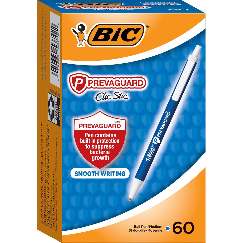 bic-prevaguard-clic-stic-antimicrobial-pens-medium-pen-point-1-mm-pen-point-size-retractable-blue-60-box_biccsap60ecbe - 5
