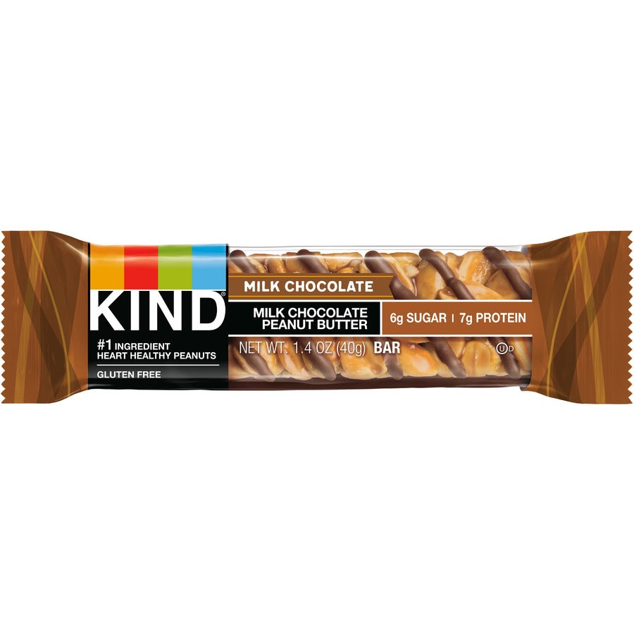 Milk Chocolate Bars, Milk Chocolate Peanut Butter, 1.4 oz Bar, 12/Box
