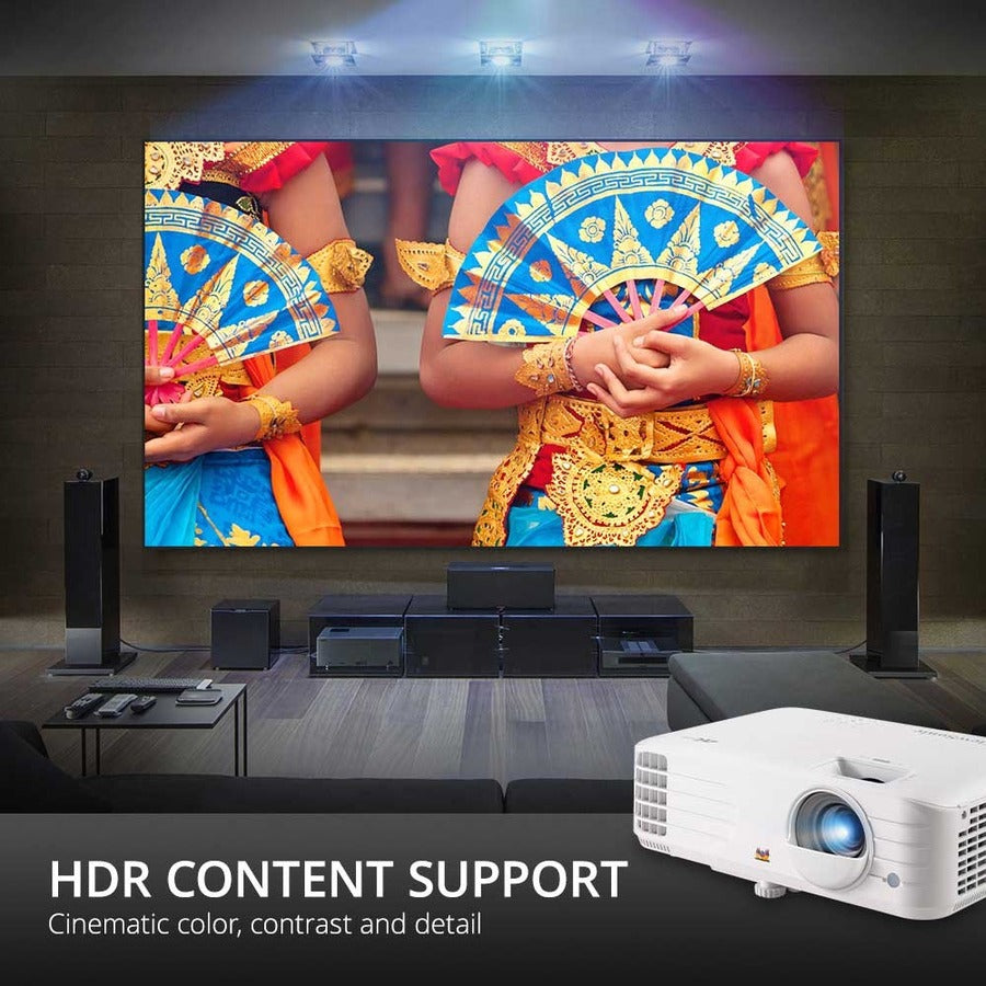 ViewSonic PX701-4K 4K UHD 3200 Lumens 240Hz 4.2ms Home Theater Projector with HDR, Auto Keystone, Dual HDMI, Sports and Netflix Streaming with Dongle on up to 300" Screen - PX701-4K - 3200 Lumens 4K UHD 240Hz 4.2ms Home Theater Projector HDR, Auto Ke