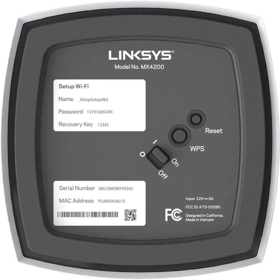 linksys-velop-mx4200-wi-fi-6-ieee-80211ax-ethernet-wireless-router-240-ghz-ism-band-5-ghz-unii-band-9-x-antenna9-x-internal-525-mb-s-wireless-speed-3-x-network-port-1-x-broadband-port-usb-gigabit-ethernet-desktop_lnkmx4200 - 2