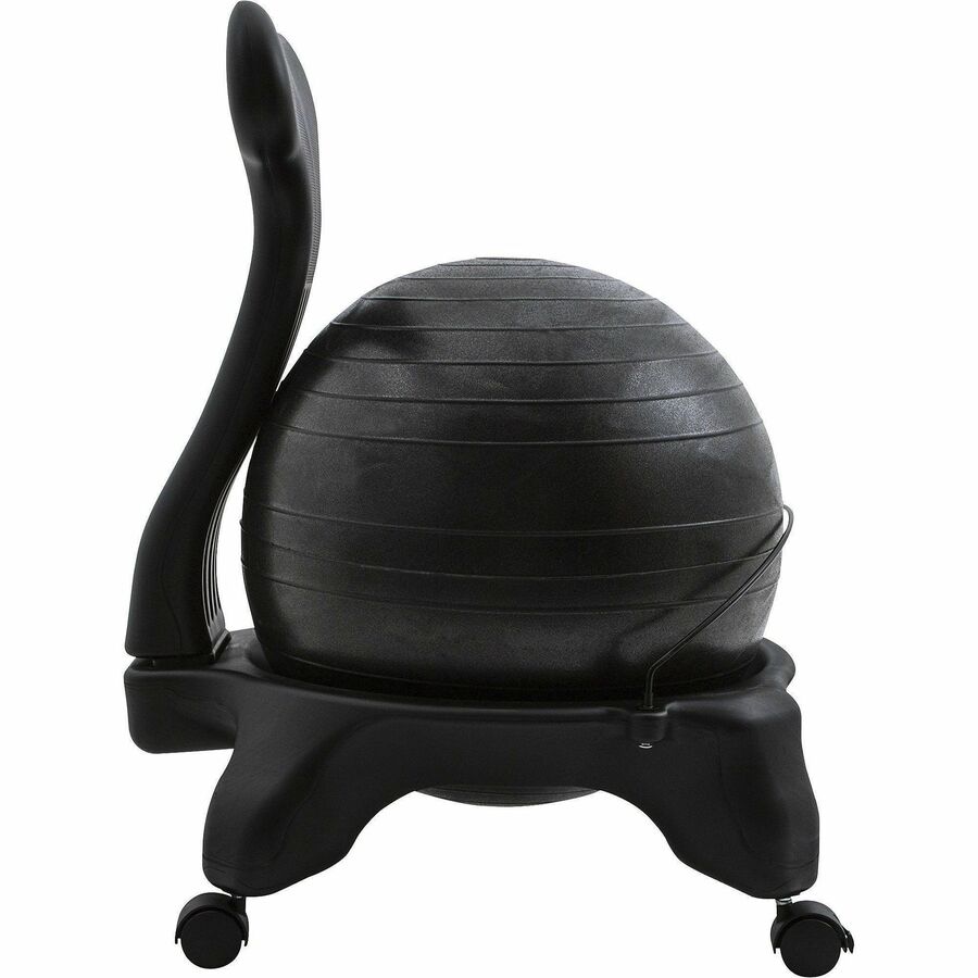 FitPro Ball Chair, Supports Up to 200 lb, Gray