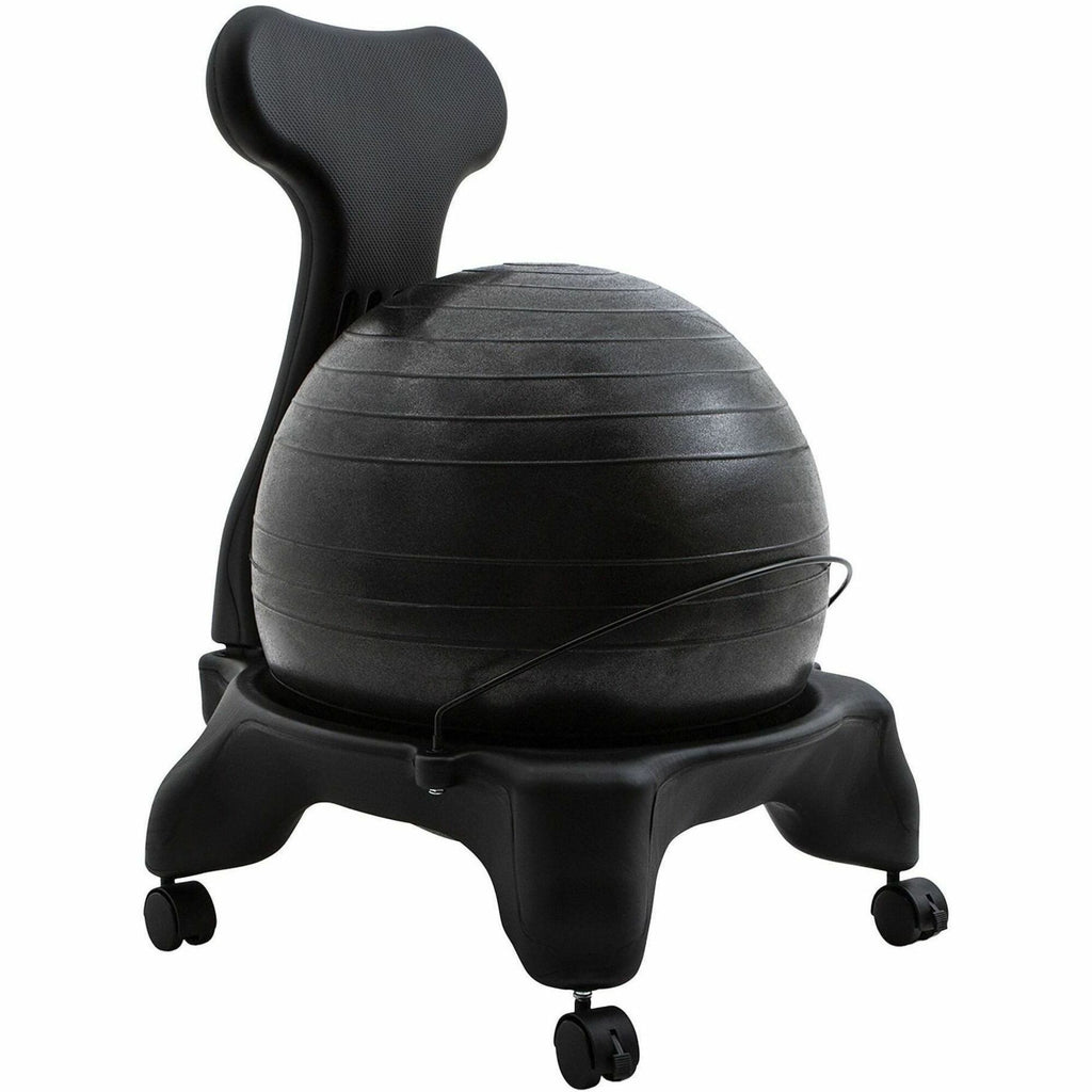 FitPro Ball Chair, Supports Up to 200 lb, Gray
