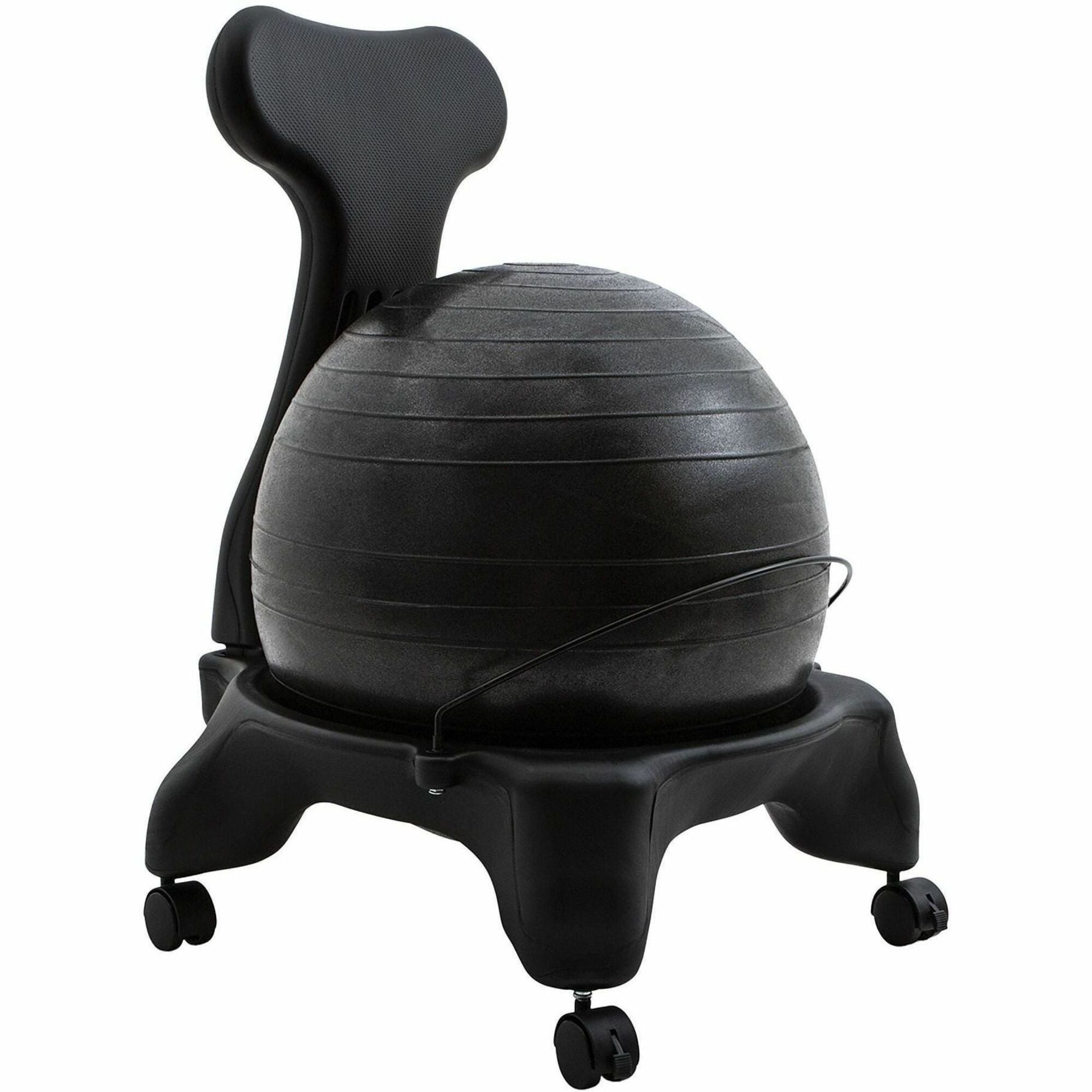 FitPro Ball Chair, Supports Up to 200 lb, Gray