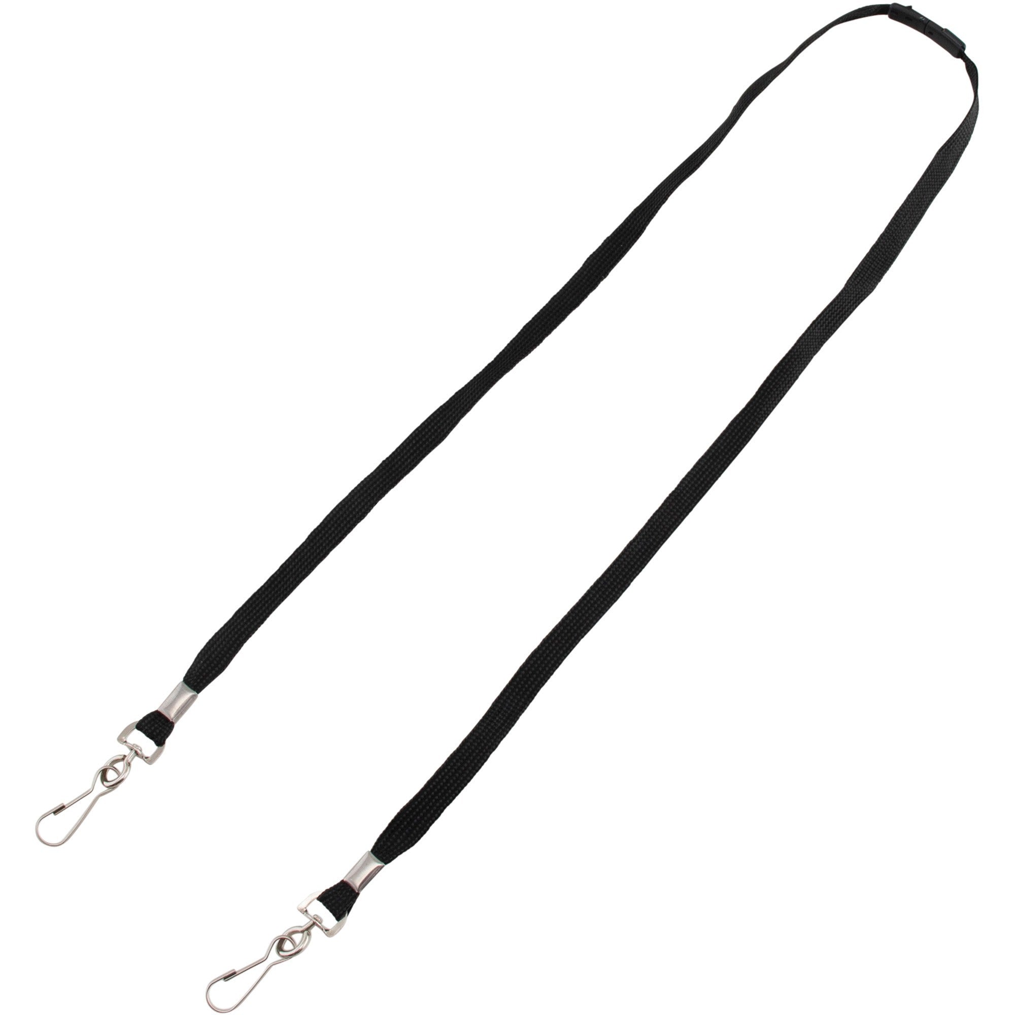 advantus-face-mask-lanyard-10-pack-j-hook-attachment-30-length-black_avt76113 - 1