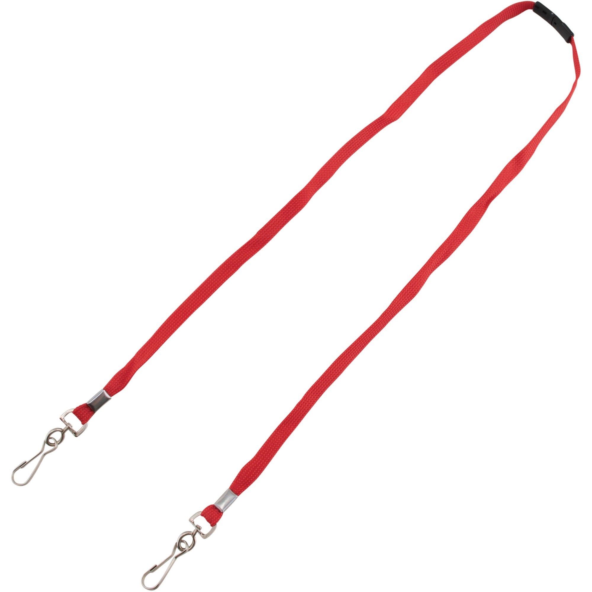 advantus-face-mask-lanyard-10-pack-j-hook-attachment-30-length-red_avt76115 - 1