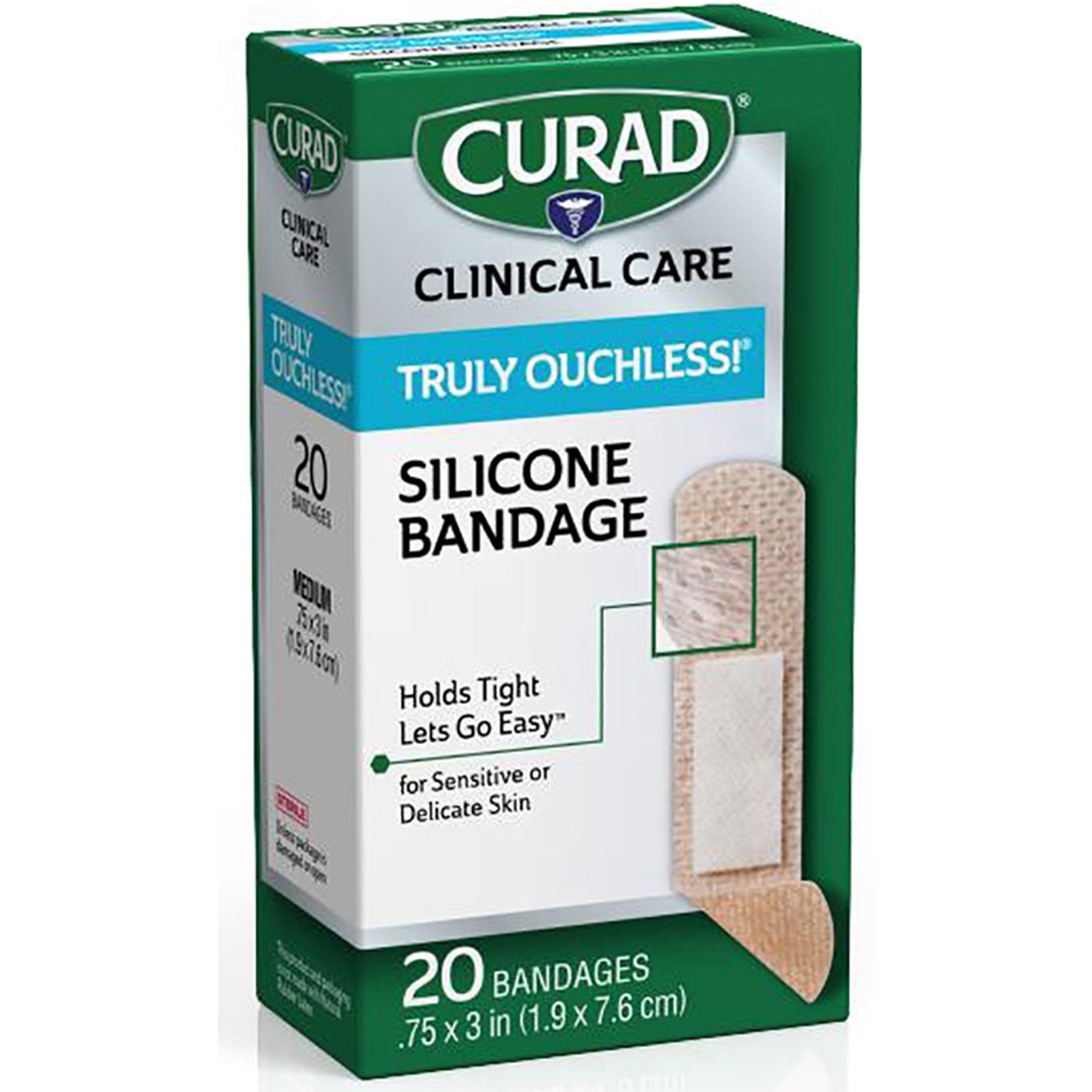curad-silicone-flexible-fabric-bandages-3-x-075-20-box-beige-silicone-fabric_miicur5002v1 - 1